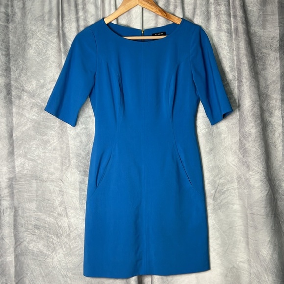 Tahari Arthur S Levine Women’s Sheath Crepe Dress with Pockets - sz 2P - Picture 12 of 15